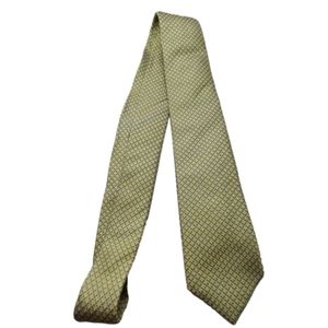 Lauren Ralph Lauren yellow and blue patterned, 💯% silk tie, size 58 inches